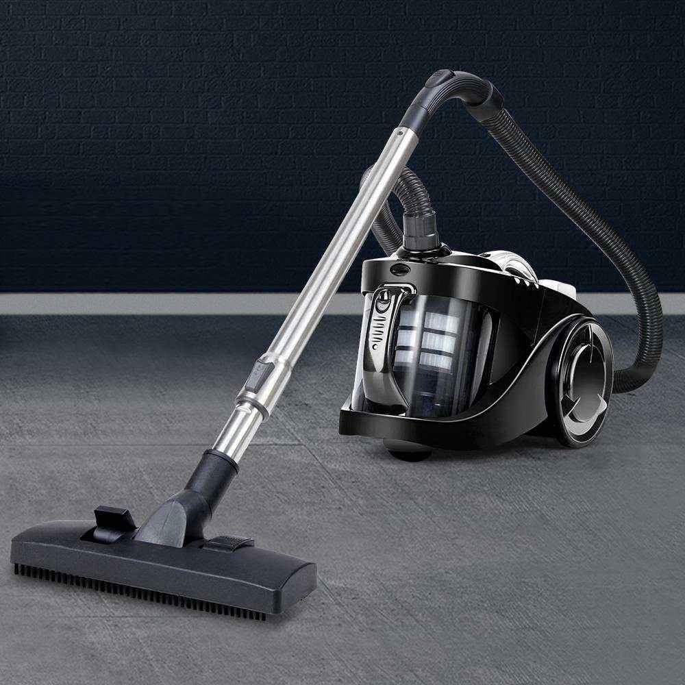 Devanti bagless vacuum cleaner with cyclone technology and HEPA filter for home, office, and car cleaning