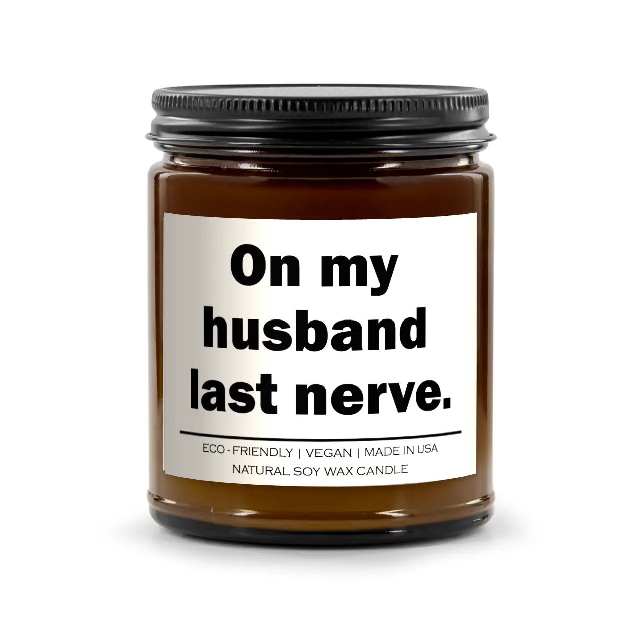On my husband last nerve Candle Red Alcestis
