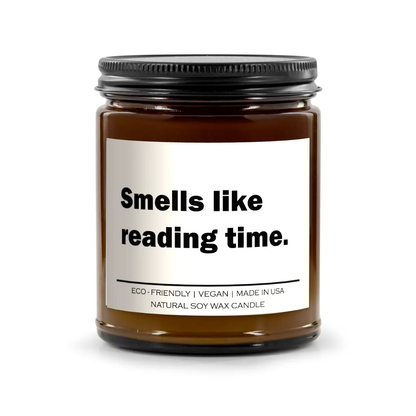 Smells like Reading Time Candle Red Alcestis