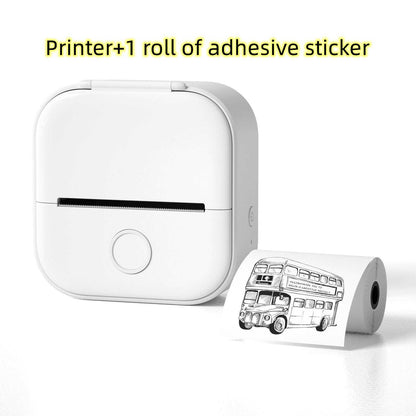 Portable Mini Thermal Label Printer Home Photo Printer Student Wrong Question Printer Bluetooth-compatible Mini Label Printer Price Tag - Shenanigans 