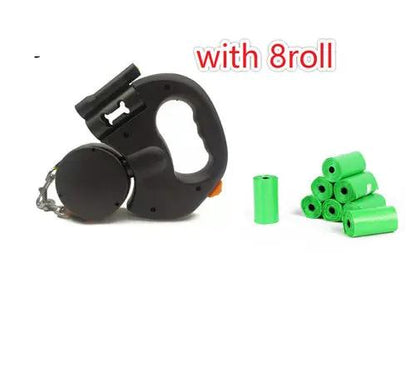 Retractable Dog Leash For Small Dogs Reflective Dual Pet Leash Lead