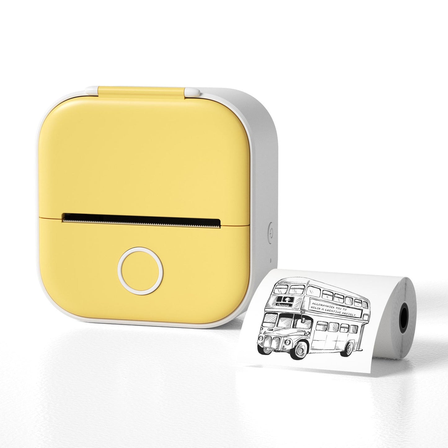 Portable Mini Thermal Label Printer Home Photo Printer Student Wrong