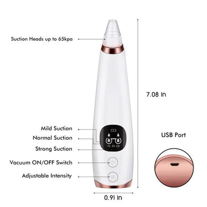Facial microcry stalline blackhead skin beauty instrument Teal Simba