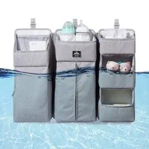 Baby Diaper Caddy with Dividers Maroon Chronos