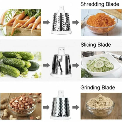 Multi-functional Stainless Steel Kitchen Slicer Grater Kit Yellow Pandora