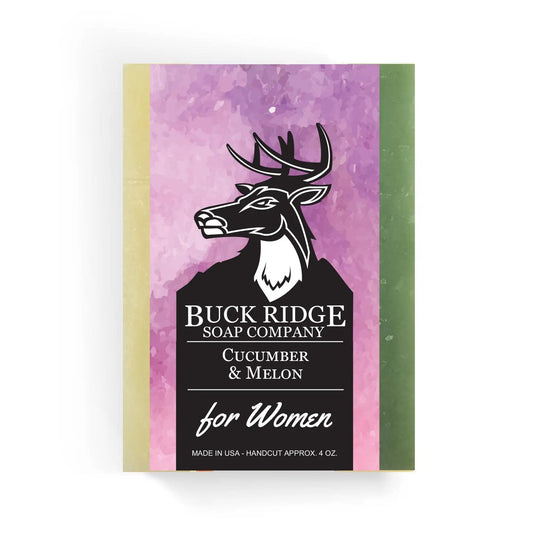 Cucumber and Melon Handmade Soap Black Oliver