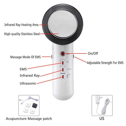 Body Face Lift Ultrasound Body Slimming Massager Teal Simba