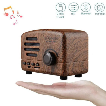 Retro Wireless Mini Speakers Stereo Bluetooth Speakers Teal Simba