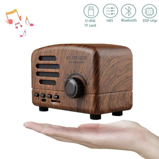 Retro Wireless Mini Speakers Stereo Bluetooth Speakers Teal Simba
