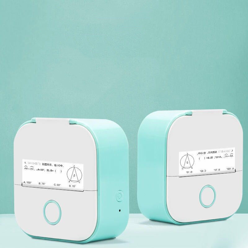 Portable Mini Thermal Label Printer Home Photo Printer Student Wrong