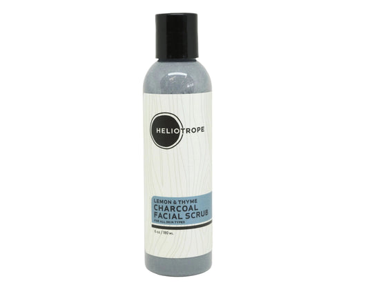 Lemon & Thyme Charcoal Face Scrub Orange Leto