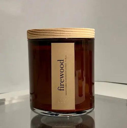 firewood scented candle Red Beech