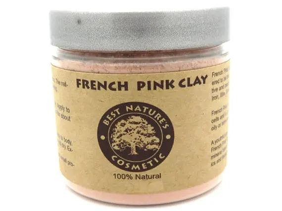 French Pink Clay. Delicately cleanse the skin, Yellow Poppy