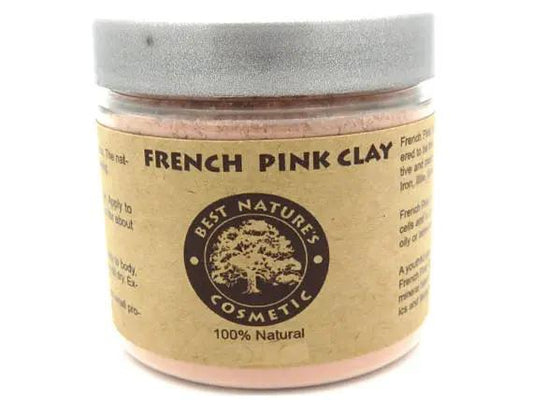 French Pink Clay. Delicately cleanse the skin, Yellow Poppy
