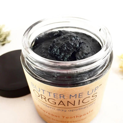 Organic Activated Charcoal Toothpaste / Whitening Toothpaste / Organic White Smokey