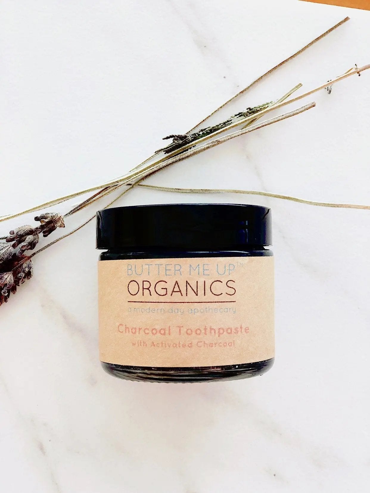 Organic Activated Charcoal Toothpaste / Whitening Toothpaste / Organic White Smokey