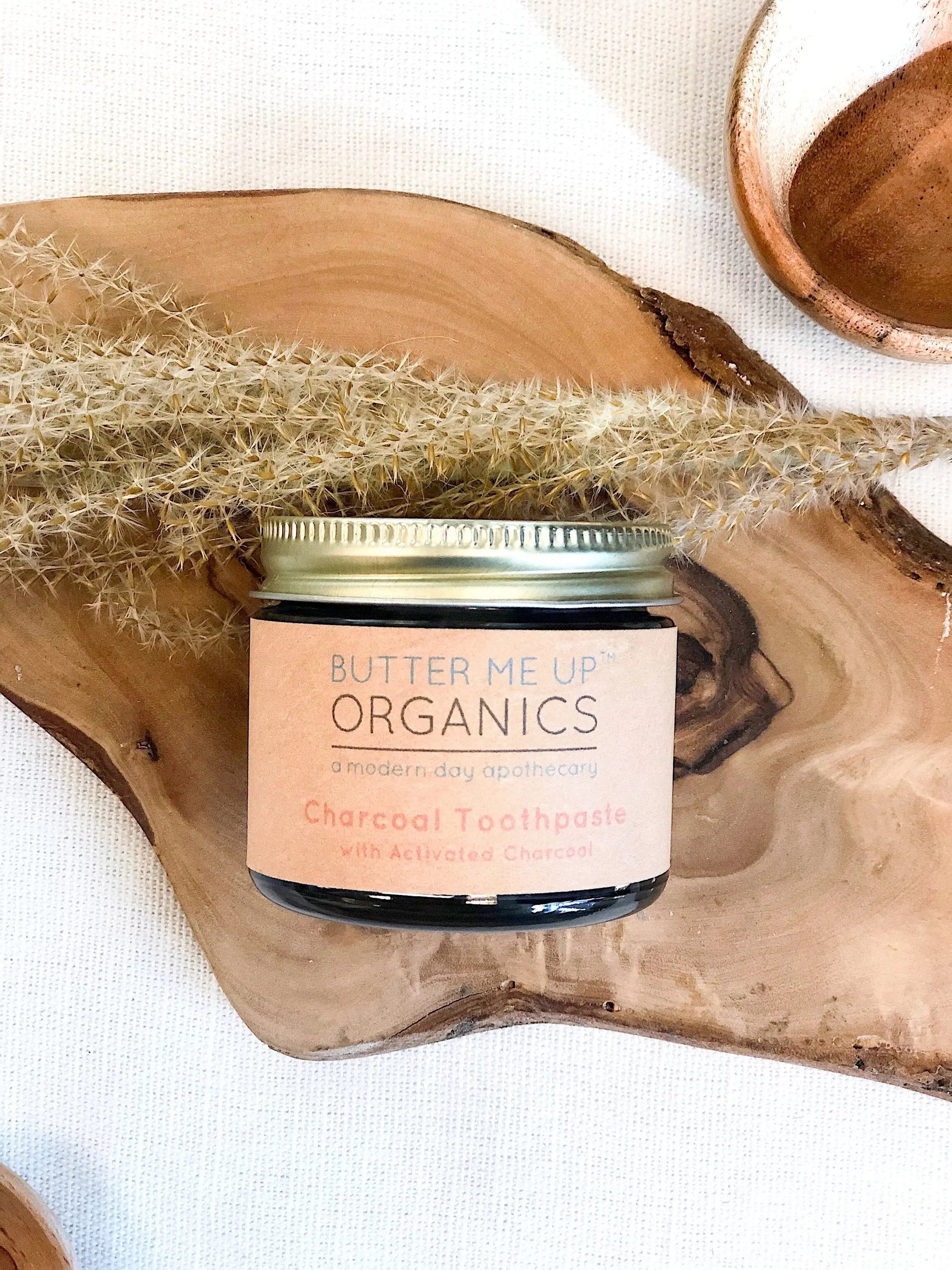 Organic Activated Charcoal Toothpaste / Whitening Toothpaste / Organic White Smokey