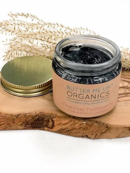 Organic Activated Charcoal Toothpaste / Whitening Toothpaste / Organic White Smokey