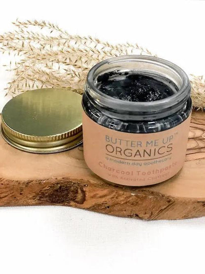 Organic Activated Charcoal Toothpaste / Whitening Toothpaste / Organic White Smokey