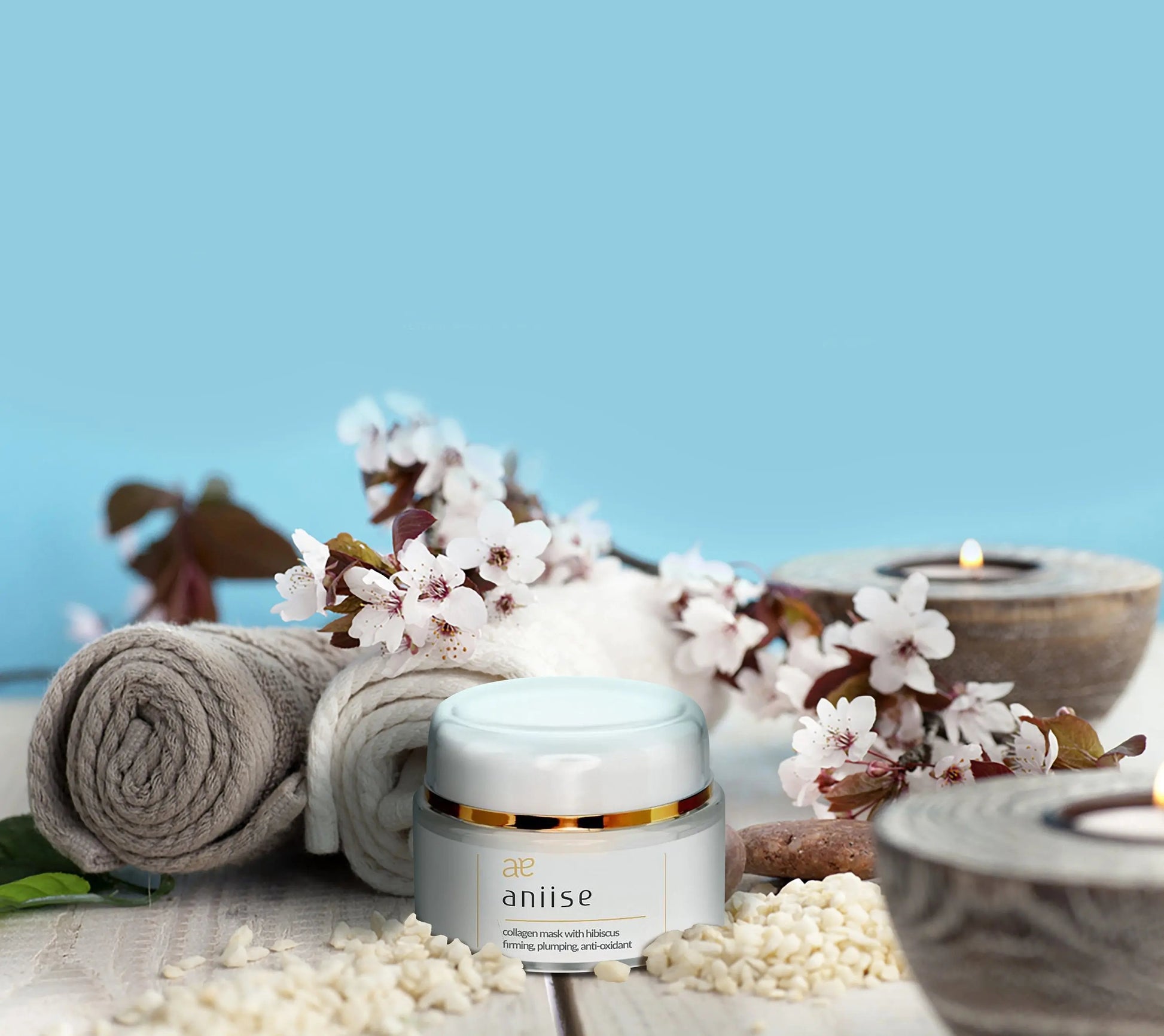 Collagen Facial Mask with Hibiscus Purple Maple