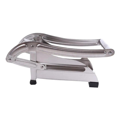 Stainless Steel French Fries and Potato Cutter with 2 Different Blades Yellow Pandora